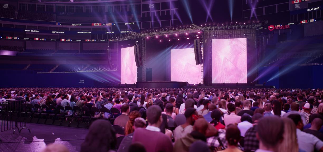 Rogers Centre - Section Floor B 7 Seat View