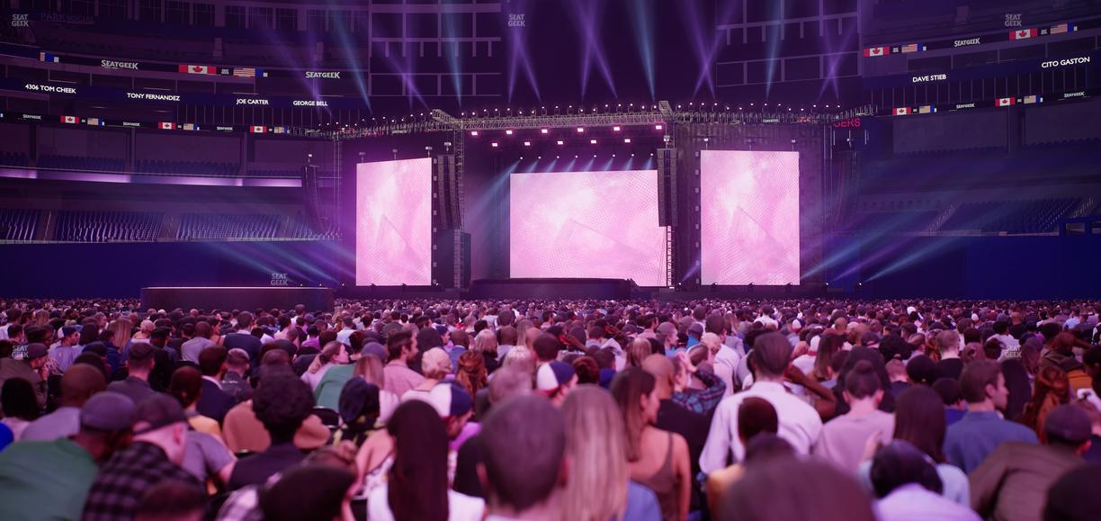 Rogers Centre - Section Floor C 4 Seat View