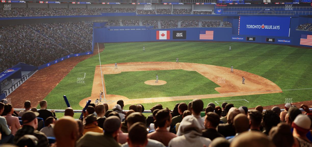 Rogers Centre - Section Home Plate Terrace Club 221 A Seat View