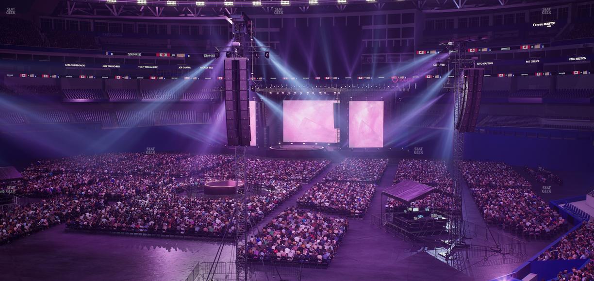Rogers Centre - Section Home Plate Terrace Club 221 B Seat View