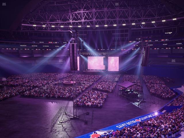 Rogers Centre - Section Home Plate Terrace Club 221 B Seat View