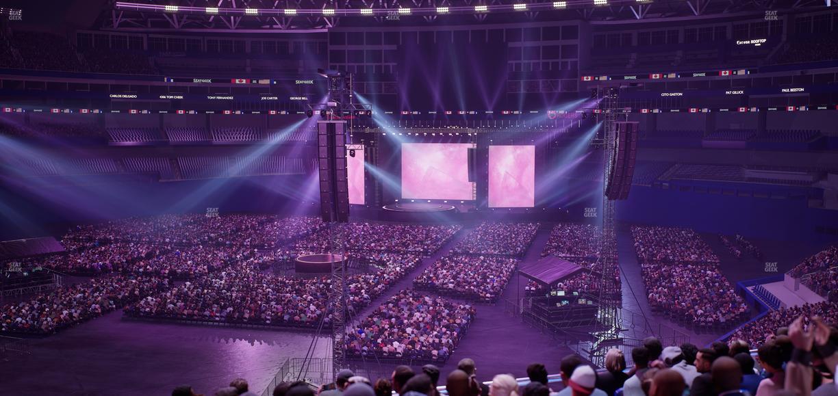 Rogers Centre - Section Home Plate Terrace Club 221 B Seat View