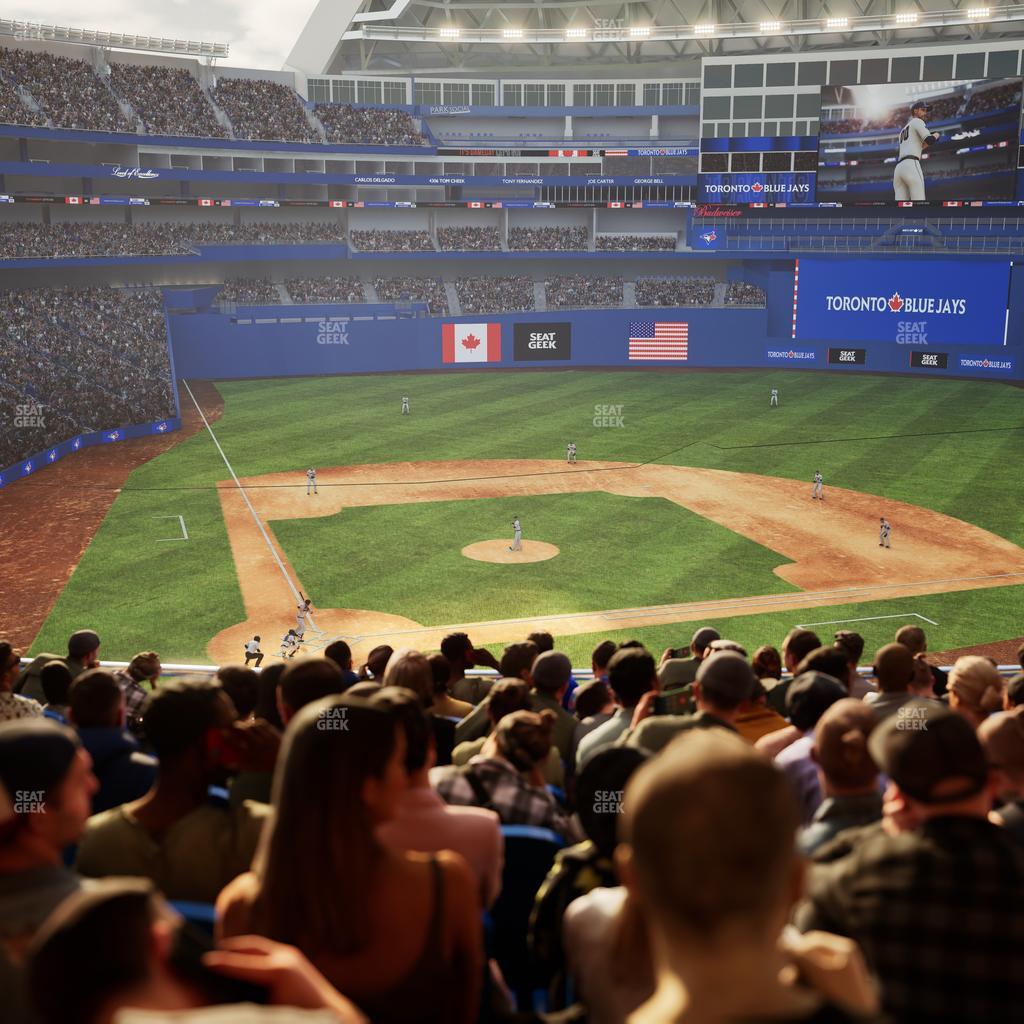 Rogers Centre - Section Home Plate Terrace Club 221 B Seat View