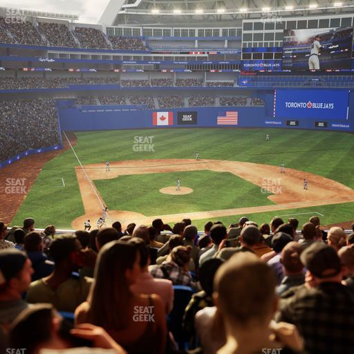 Rogers Centre - Section Home Plate Terrace Club 221 B Seat View