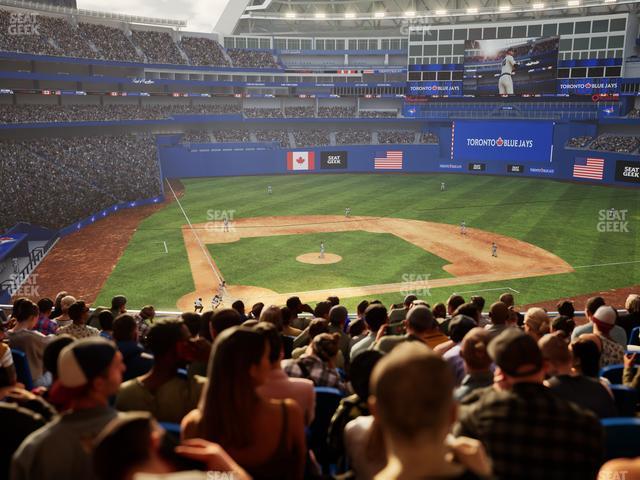 Rogers Centre - Section Home Plate Terrace Club 221 B Seat View