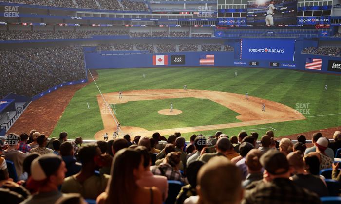 Rogers Centre - Section Home Plate Terrace Club 221 B Seat View