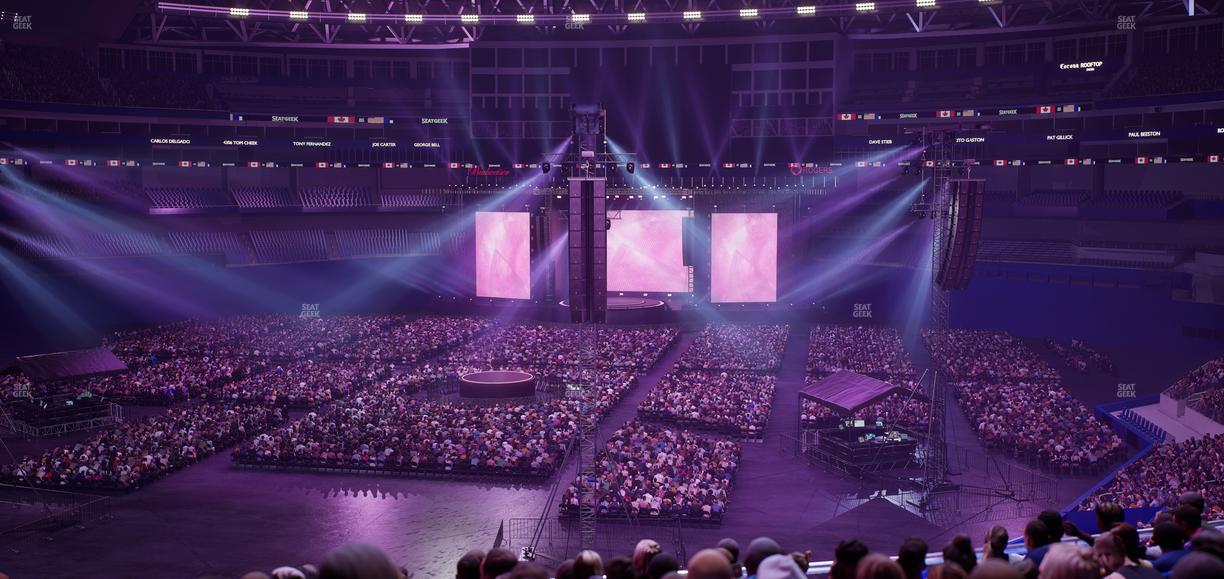 Rogers Centre - Section Home Plate Terrace Club 222 A Seat View