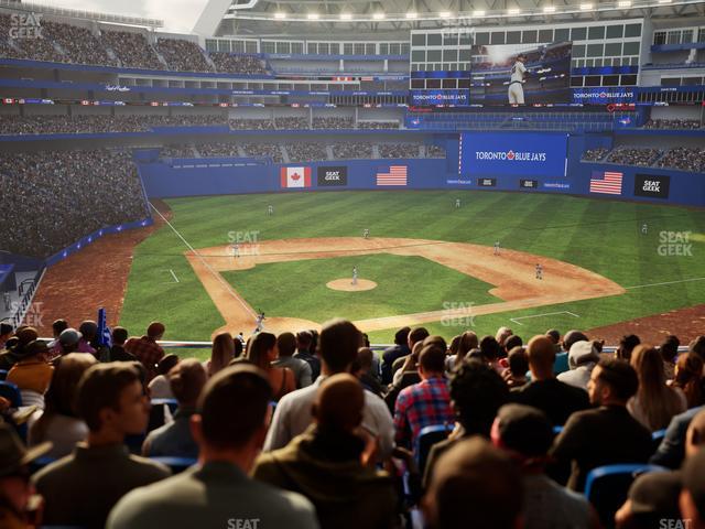 Rogers Centre - Section Home Plate Terrace Club 222 A Seat View