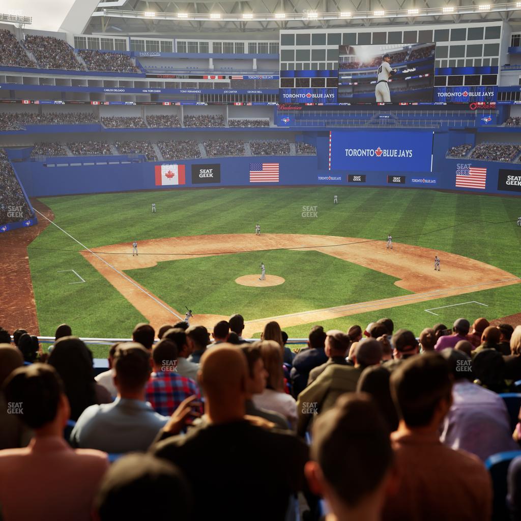 Rogers Centre - Section Home Plate Terrace Club 222 B Seat View