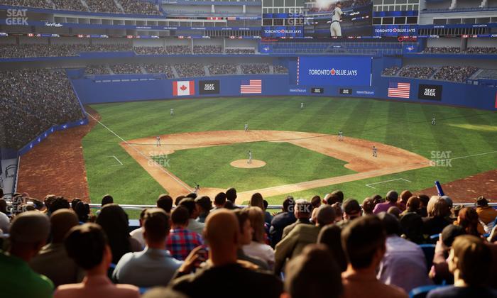 Rogers Centre - Section Home Plate Terrace Club 222 B Seat View
