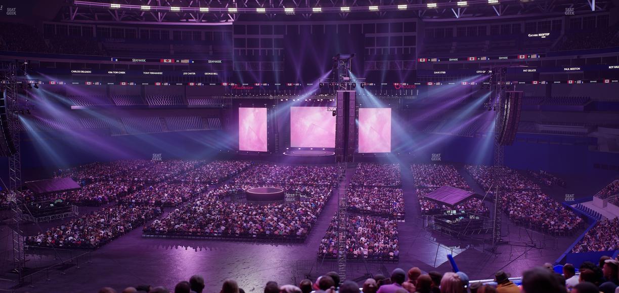 Rogers Centre - Section Home Plate Terrace Club 222 B Seat View