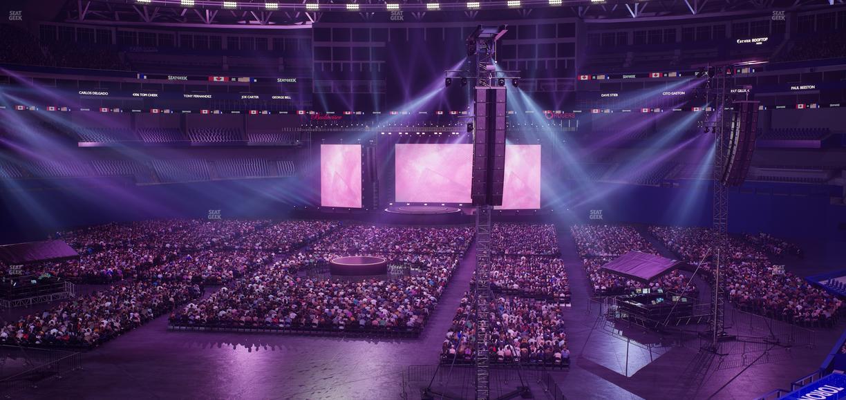 Rogers Centre - Section Home Plate Terrace Club 222 B Seat View