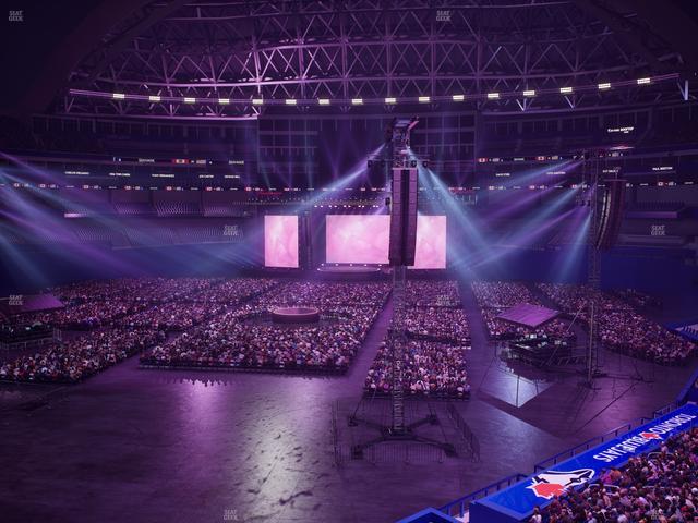 Rogers Centre - Section Home Plate Terrace Club 222 B Seat View
