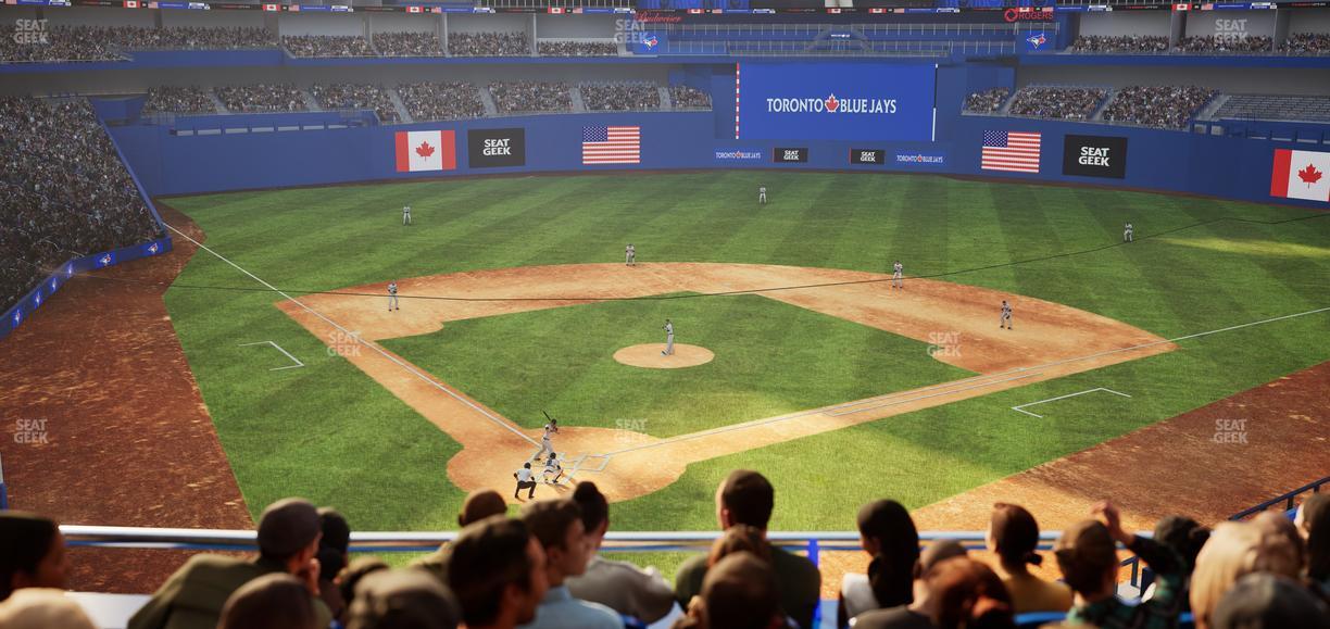 Rogers Centre - Section Home Plate Terrace Club 223 A Seat View