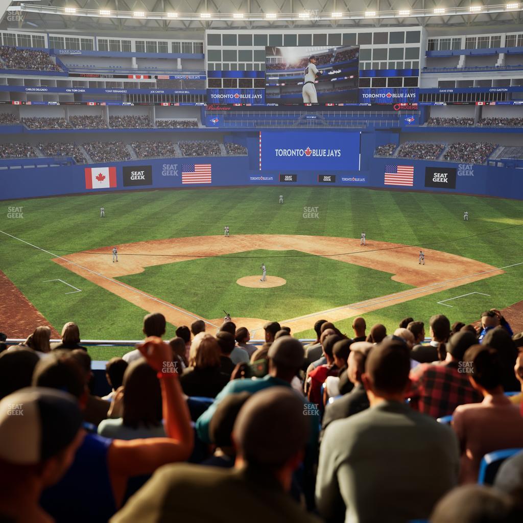 Rogers Centre - Section Home Plate Terrace Club 223 B Seat View