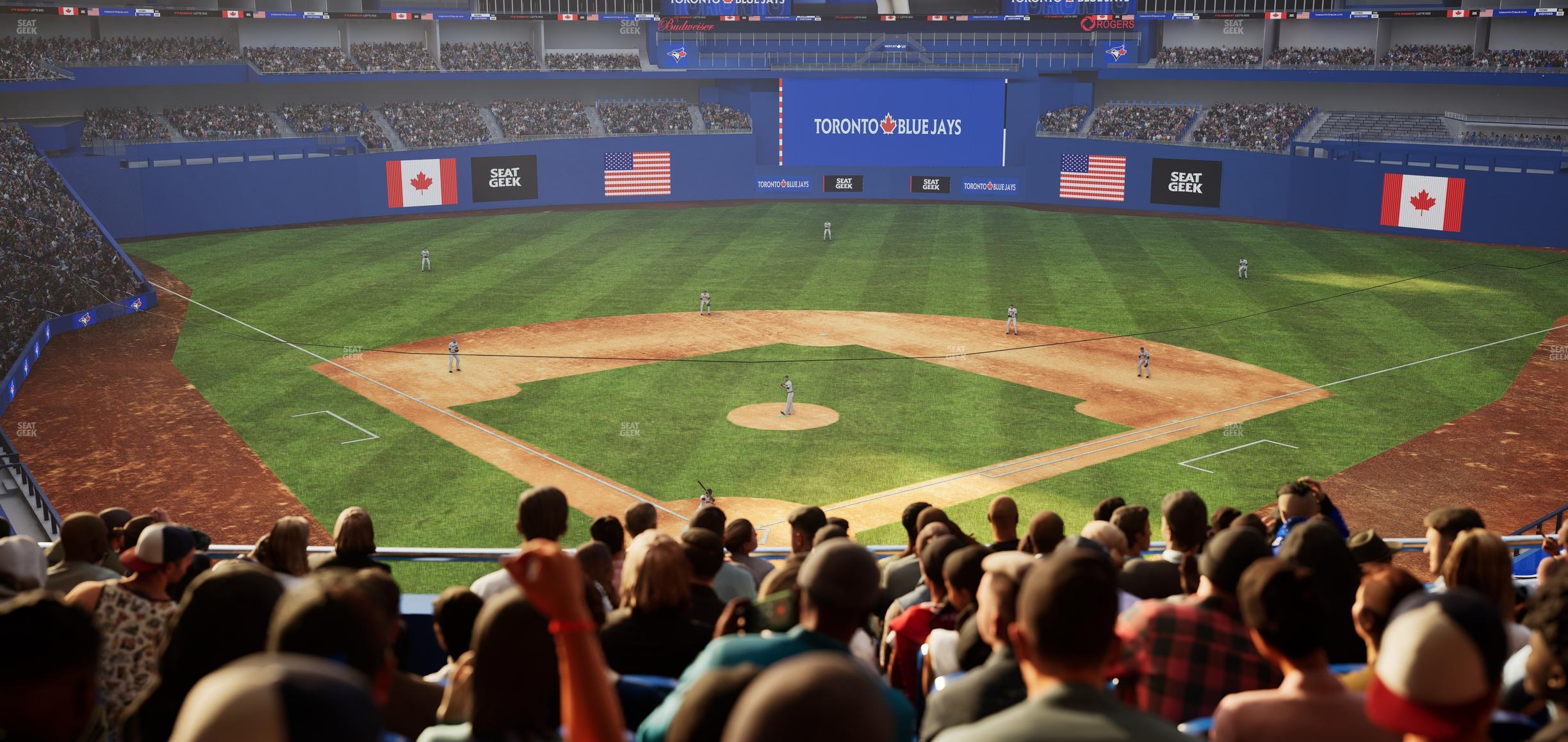 Rogers Centre - Section Home Plate Terrace Club 223 B Seat View