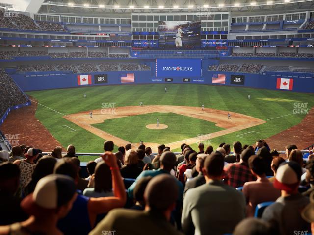 Rogers Centre - Section Home Plate Terrace Club 223 B Seat View
