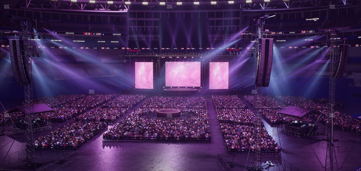 Rogers Centre - Section Home Plate Terrace Club 223 B Seat View
