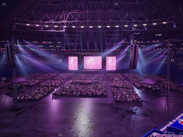 Rogers Centre - Section Home Plate Terrace Club 223 B Seat View
