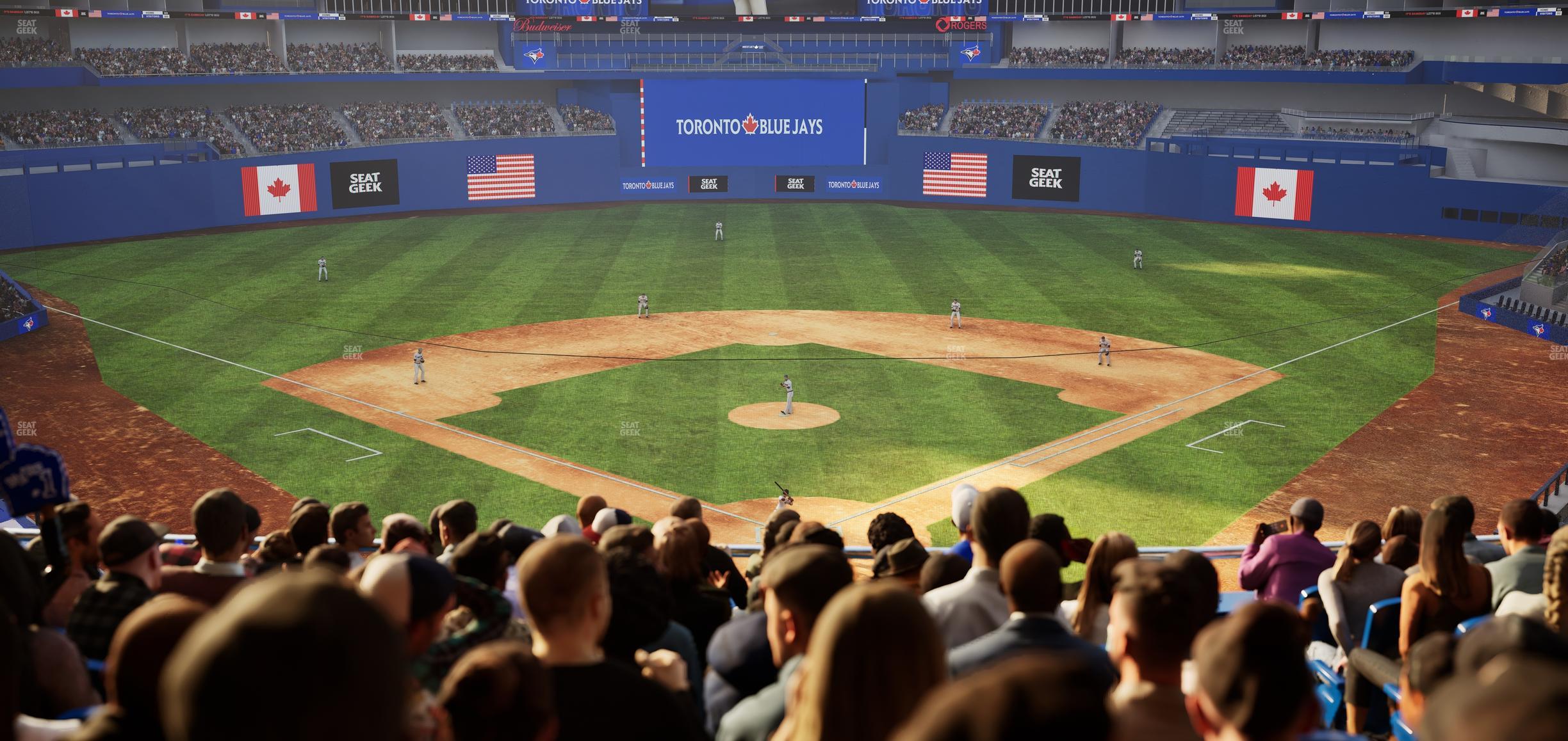 Rogers Centre - Section Home Plate Terrace Club 224 B Seat View