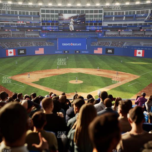 Rogers Centre - Section Home Plate Terrace Club 224 B Seat View