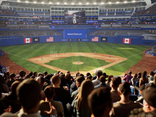 Rogers Centre - Section Home Plate Terrace Club 224 B Seat View