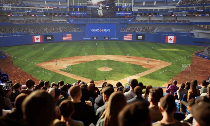 Rogers Centre - Section Home Plate Terrace Club 224 B Seat View