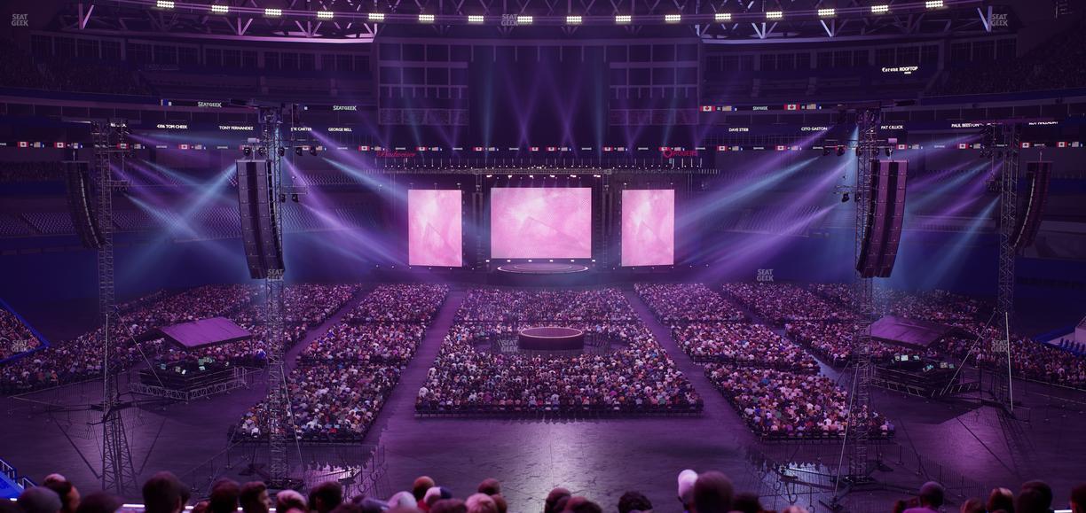 Rogers Centre - Section Home Plate Terrace Club 224 B Seat View