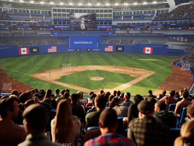 Rogers Centre - Section Home Plate Terrace Club 225 A Seat View