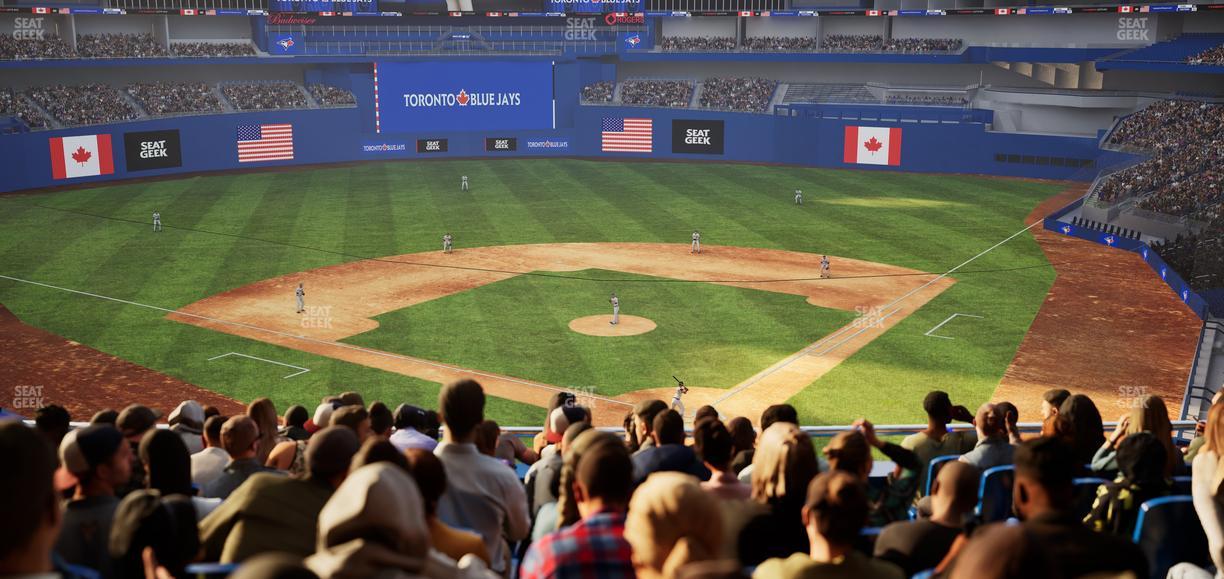 Rogers Centre - Section Home Plate Terrace Club 225 B Seat View