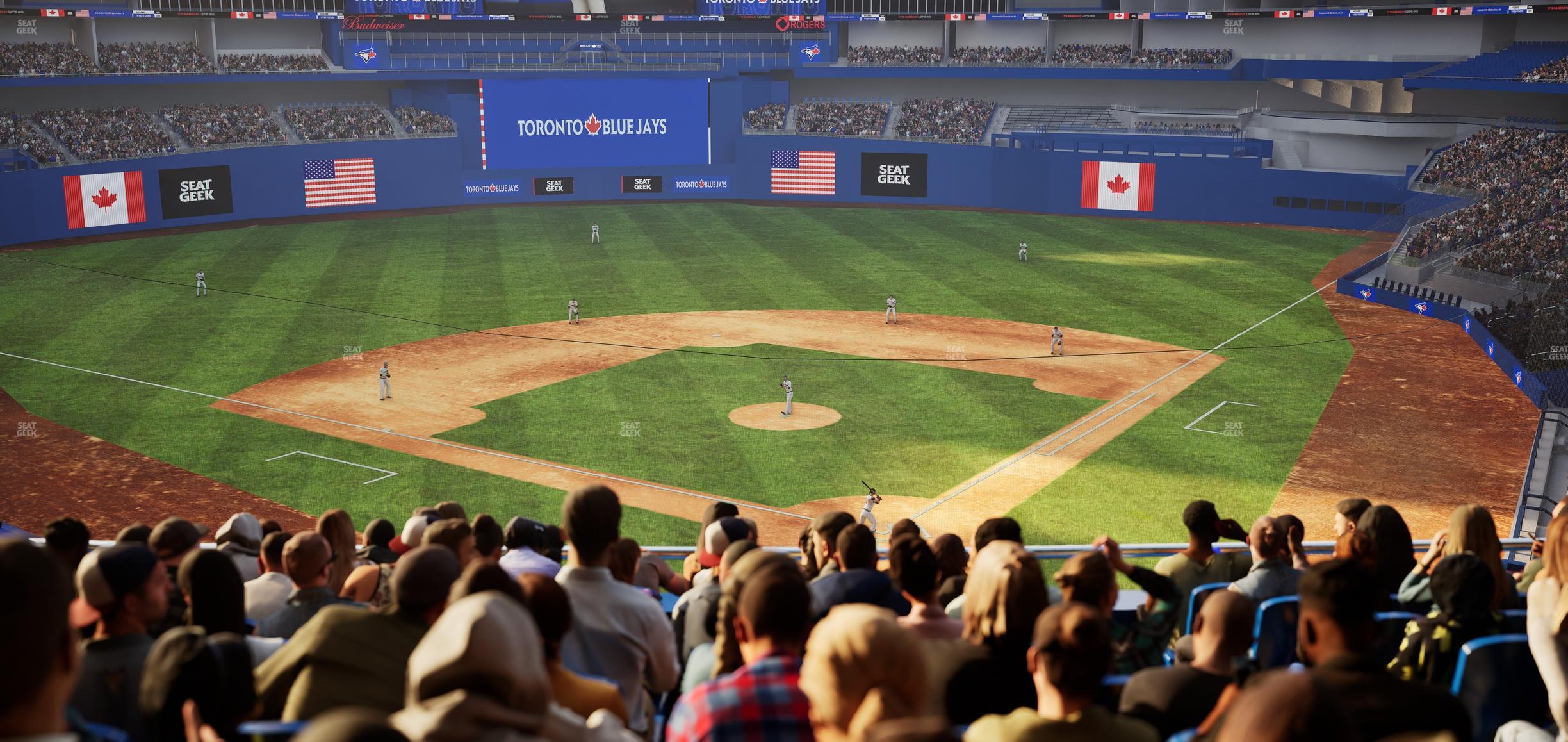 Rogers Centre - Section Home Plate Terrace Club 225 B Seat View