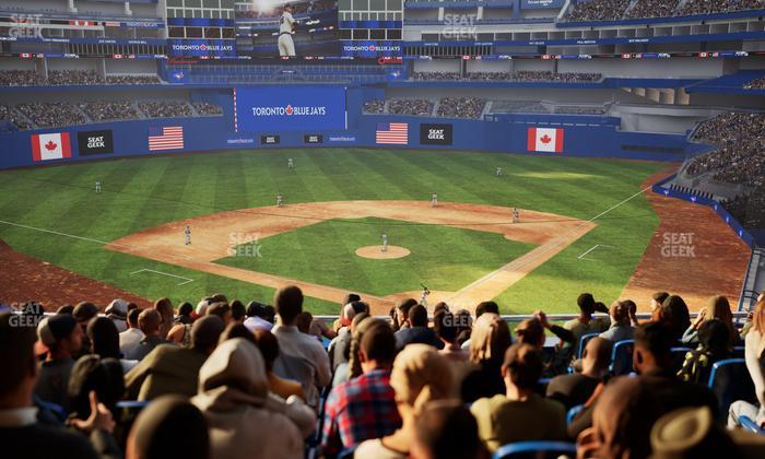 Rogers Centre - Section Home Plate Terrace Club 225 B Seat View