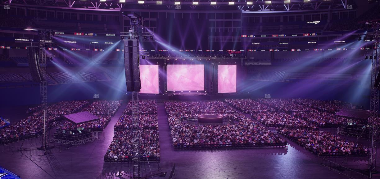 Rogers Centre - Section Home Plate Terrace Club 225 B Seat View