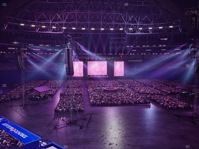 Rogers Centre - Section Home Plate Terrace Club 225 B Seat View