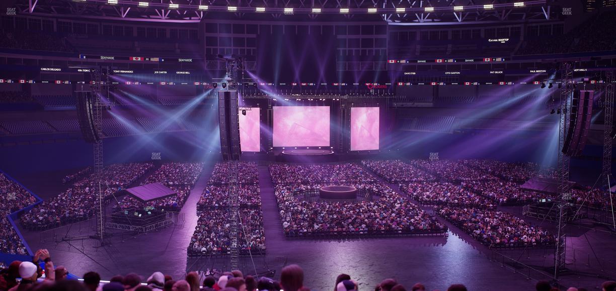 Rogers Centre - Section Home Plate Terrace Club 225 B Seat View