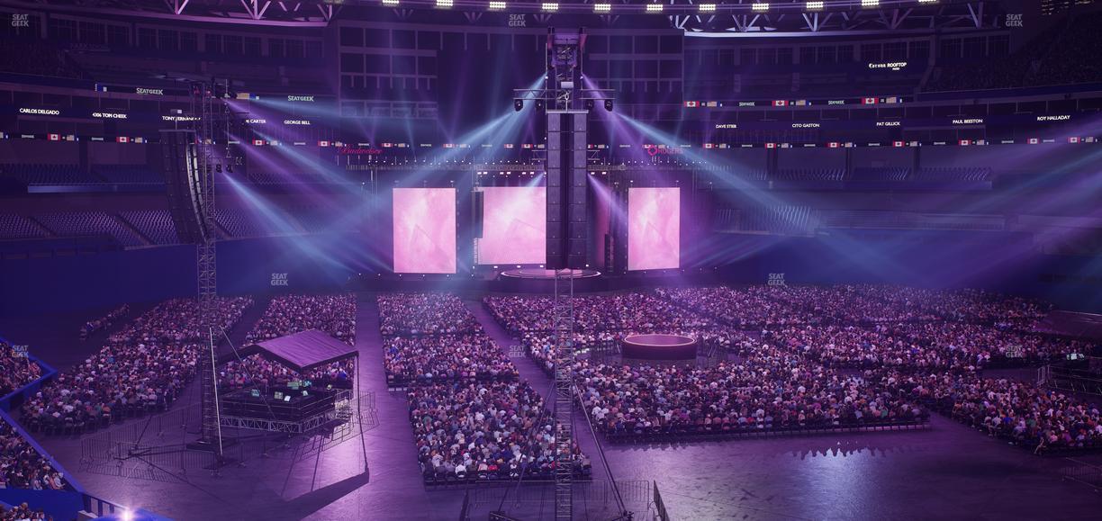 Rogers Centre - Section Home Plate Terrace Club 226 B Seat View