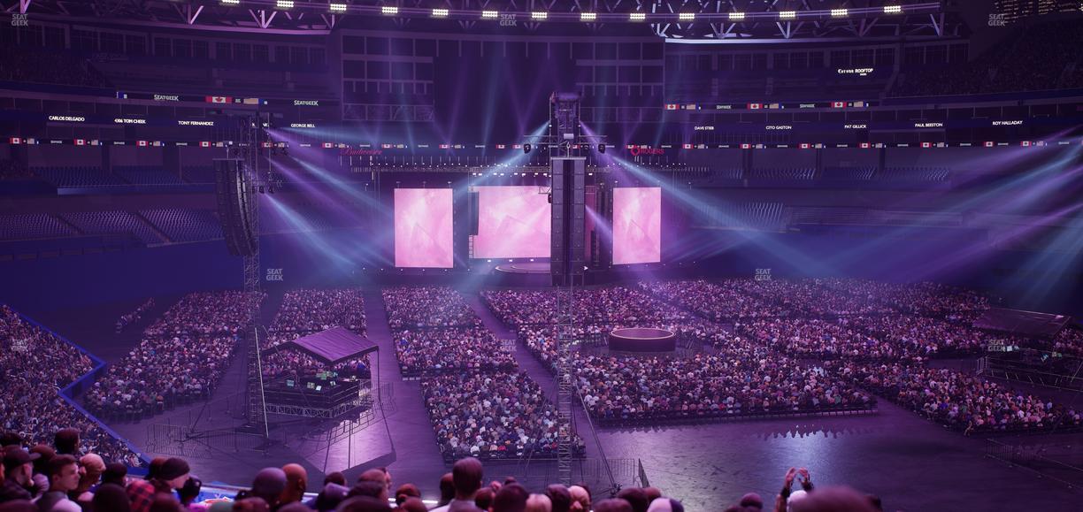 Rogers Centre - Section Home Plate Terrace Club 226 B Seat View