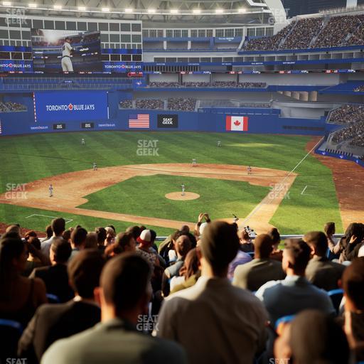 Rogers Centre - Section Home Plate Terrace Club 226 B Seat View