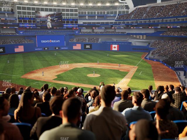Rogers Centre - Section Home Plate Terrace Club 226 B Seat View