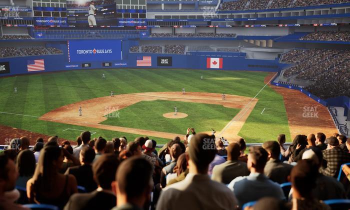 Rogers Centre - Section Home Plate Terrace Club 226 B Seat View