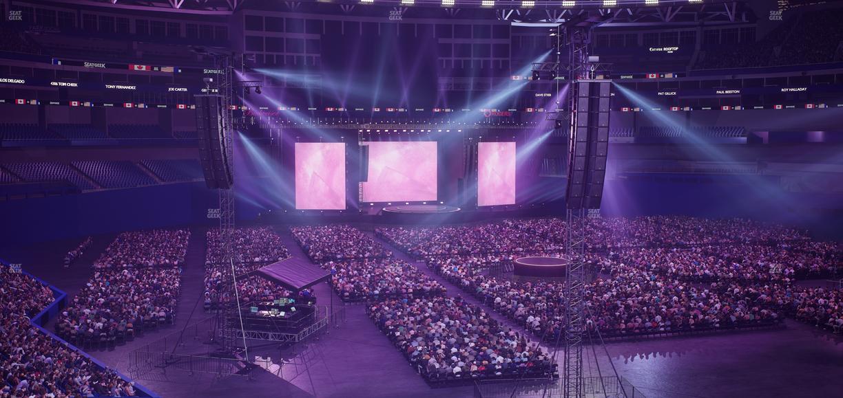 Rogers Centre - Section Home Plate Terrace Club 227 B Seat View