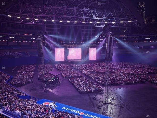 Rogers Centre - Section Home Plate Terrace Club 227 B Seat View