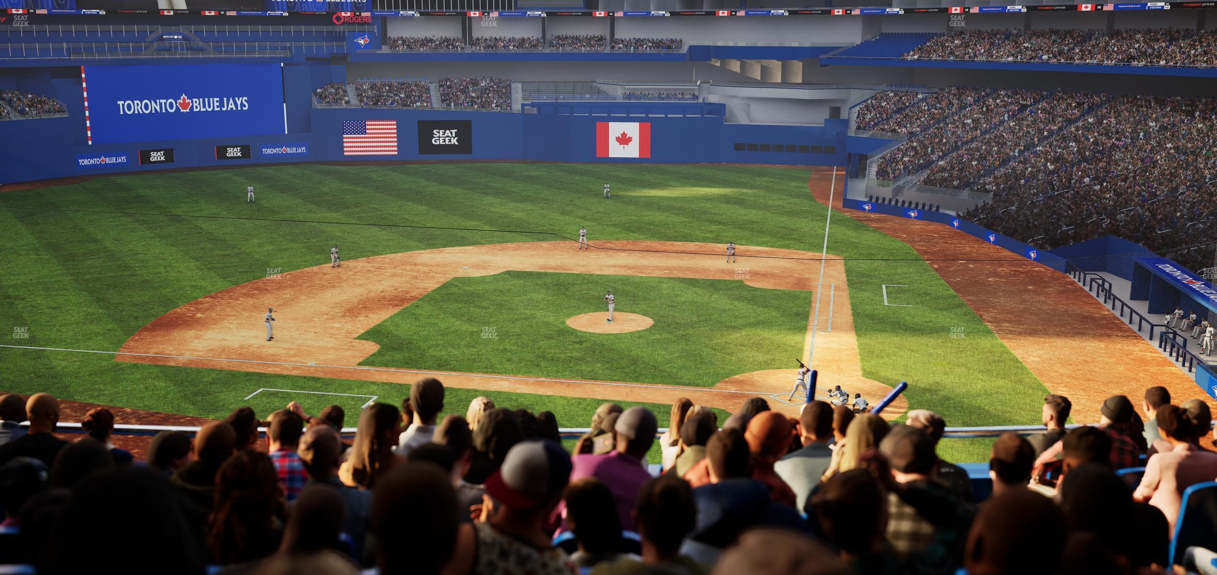 Rogers Centre - Section Home Plate Terrace Club 227 B Seat View