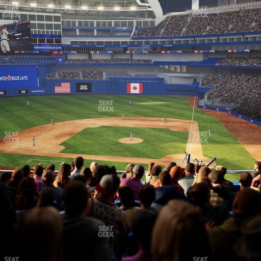 Rogers Centre - Section Home Plate Terrace Club 227 B Seat View