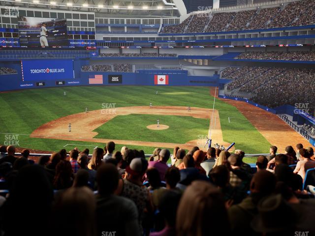 Rogers Centre - Section Home Plate Terrace Club 227 B Seat View