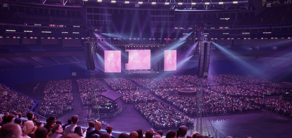 Rogers Centre - Section Home Plate Terrace Club 227 B Seat View