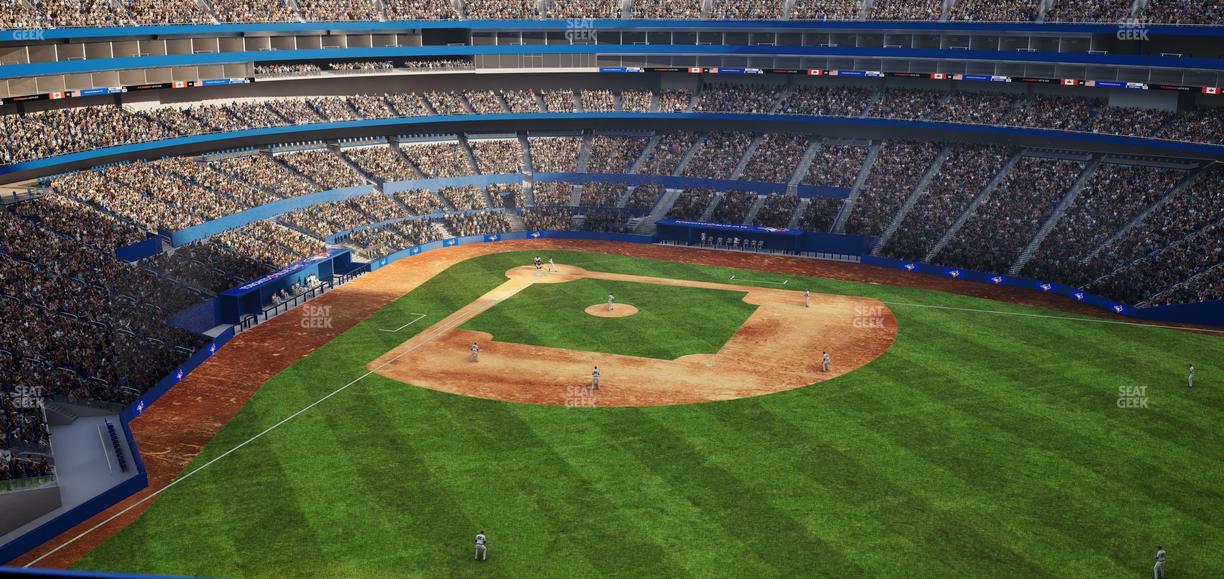 Rogers Centre - Section The Corona Rooftop Patio Seat View
