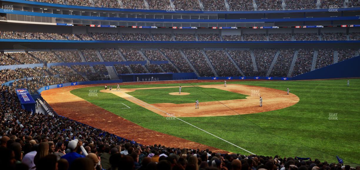 Rogers Centre - Section W 110 Seat View