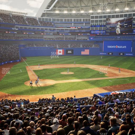 Rogers Centre - Section W 121 Seat View