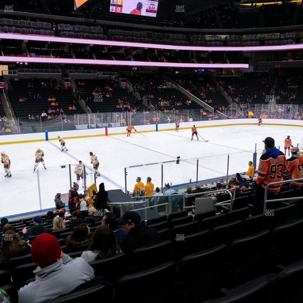 Rogers Place - Section 104 Seat View